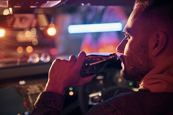 NSW RBT checkpoint representing drink driving matters